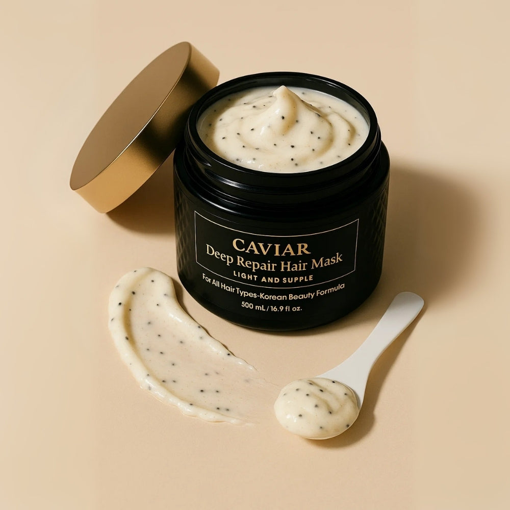 Korean Caviar Hair Mask – Deep Repair (16.9 fl.oz)